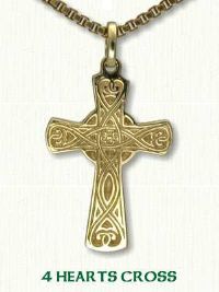 4 Heart Celtic Cross