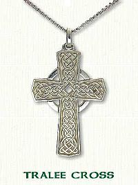 Celtic Tralee Knot Cross with Halo