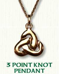 3 Point Celtic Knot Pendant