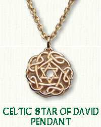 Celtic Star of David Knot Pendant