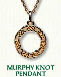 Celtic Pierced Murphy Knot with Spaced Circle Pendant