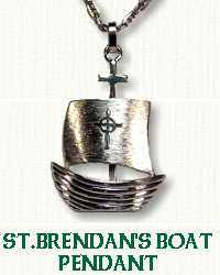 St Brendan's Boat Pendant