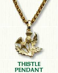 Celtic Thistle Pendants & Necklaces