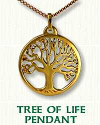 14KY Pierced Tree of Life Pendant
