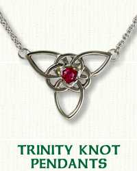 Celtic Trinity Knot Pendants & Necklaces