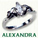 Alexandra engagement ring, engagement rings