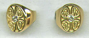14kt Gold 'What Would Jesus Do' Ring