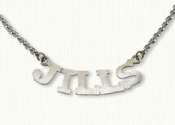 Jills Block Necklace